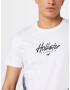 HOLLISTER Tricou negru / alb - Pled.ro