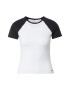 HOLLISTER Tricou negru / alb - Pled.ro