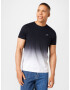 HOLLISTER Tricou negru / alb - Pled.ro