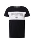 HOLLISTER Tricou negru / alb - Pled.ro