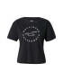 HOLLISTER Tricou negru / alb - Pled.ro