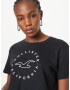 HOLLISTER Tricou negru / alb - Pled.ro