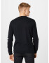 HOLLISTER Tricou negru / alb - Pled.ro