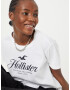 HOLLISTER Tricou negru / alb - Pled.ro