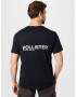 HOLLISTER Tricou negru / alb - Pled.ro