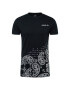 HOLLISTER Tricou negru / alb / alb murdar - Pled.ro