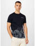 HOLLISTER Tricou negru / alb / alb murdar - Pled.ro