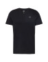 HOLLISTER Tricou negru / alb murdar - Pled.ro