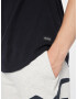 HOLLISTER Tricou negru / alb murdar - Pled.ro