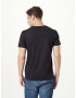 HOLLISTER Tricou negru / alb murdar - Pled.ro