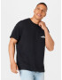 HOLLISTER Tricou portocaliu pastel / negru / alb - Pled.ro