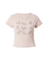 HOLLISTER Tricou rosé / negru - Pled.ro