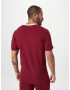 HOLLISTER Tricou roșu bordeaux / alb - Pled.ro