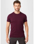 HOLLISTER Tricou roșu burgundy - Pled.ro