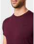 HOLLISTER Tricou roșu burgundy - Pled.ro