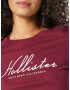 HOLLISTER Tricou roșu cireș / alb - Pled.ro