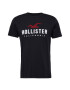 HOLLISTER Tricou roşu închis / negru / alb - Pled.ro