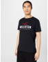 HOLLISTER Tricou roşu închis / negru / alb - Pled.ro