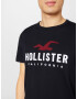 HOLLISTER Tricou roşu închis / negru / alb - Pled.ro