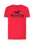 HOLLISTER Tricou roșu / negru - Pled.ro