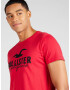 HOLLISTER Tricou roșu / negru - Pled.ro