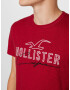 HOLLISTER Tricou roșu / negru / alb - Pled.ro