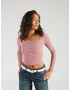 HOLLISTER Tricou roz pal - Pled.ro