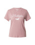 HOLLISTER Tricou roz pal / alb - Pled.ro