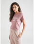 HOLLISTER Tricou roz pal / alb - Pled.ro