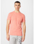 HOLLISTER Tricou roz pastel / alb - Pled.ro