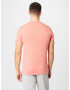 HOLLISTER Tricou roz pastel / alb - Pled.ro