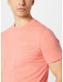 HOLLISTER Tricou roz pastel / alb - Pled.ro