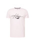 HOLLISTER Tricou roz pastel / negru - Pled.ro