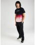 HOLLISTER Tricou roz / roz zmeură / negru / alb - Pled.ro