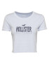 HOLLISTER Tricou 'Sporty' bleumarin / albastru deschis / alb - Pled.ro