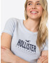 HOLLISTER Tricou 'Sporty' bleumarin / albastru deschis / alb - Pled.ro