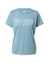 HOLLISTER Tricou 'TIMELESS' albastru fumuriu / alb - Pled.ro