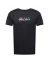 HOLLISTER Tricou turcoaz / roz / negru / alb - Pled.ro