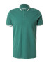 HOLLISTER Tricou verde / alb - Pled.ro