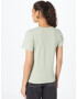 HOLLISTER Tricou verde deschis / alb - Pled.ro