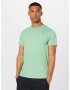 HOLLISTER Tricou verde deschis / alb - Pled.ro