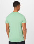 HOLLISTER Tricou verde deschis / alb - Pled.ro