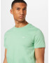 HOLLISTER Tricou verde deschis / alb - Pled.ro