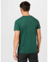 HOLLISTER Tricou verde închis / alb - Pled.ro