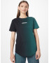 HOLLISTER Tricou verde închis / negru / alb - Pled.ro