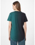 HOLLISTER Tricou verde închis / negru / alb - Pled.ro