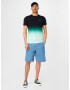 HOLLISTER Tricou verde jad / negru / alb - Pled.ro