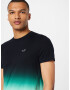 HOLLISTER Tricou verde jad / negru / alb - Pled.ro