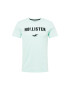 HOLLISTER Tricou verde mentă / negru / alb - Pled.ro