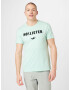 HOLLISTER Tricou verde mentă / negru / alb - Pled.ro